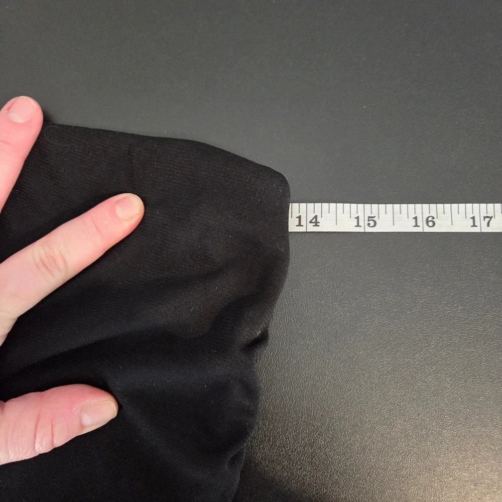 Vtg City Triangles Black Strapless Ruched Asymmetrical Hi-Low Dress M HOCO Y2K‎